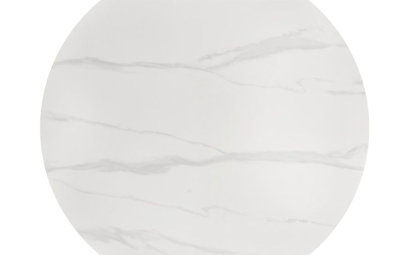 Стол EDGAR 2 белый мрамор-черный 77829*001 фото