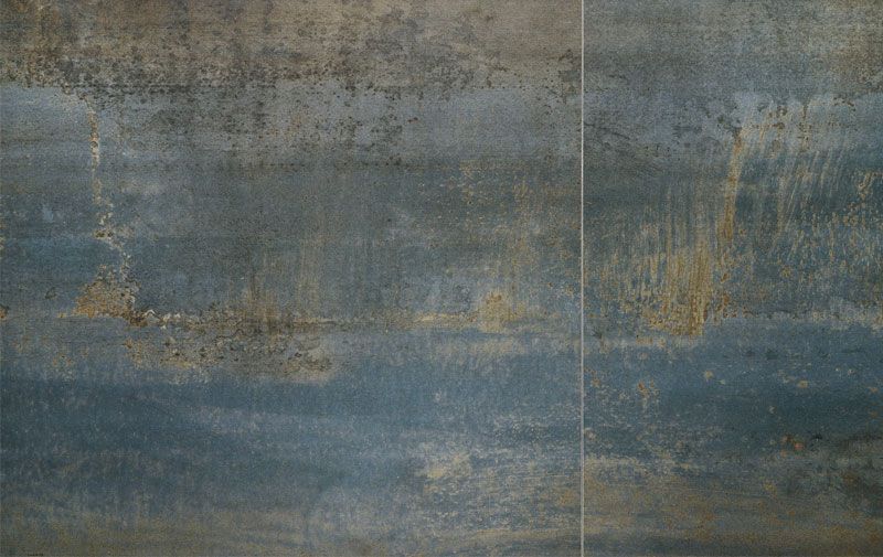 Стол LUCIANO голубой мрамор-черный 77843*001 фото