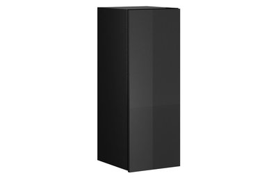 Шкафчик навесной 1D JW08 L/R HELIO черный/черный 68851*001 фото