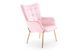 Кресло CASTEL 2 светло-розовый/золотой 61915*003 фото 1