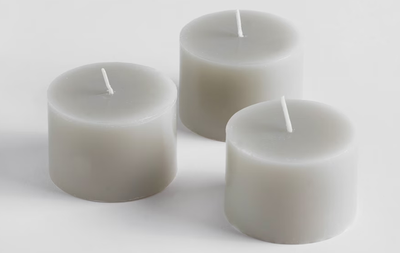 Ароматические свечи PILLARRO (комплект) серый 75295-SZA-M-KPLŚW фото