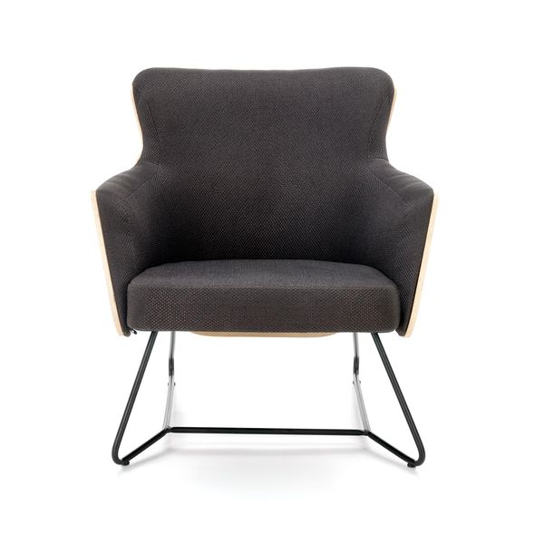 Кресло CHILLOUT темно-серый/дуб натуральный/черный 72533*001 фото