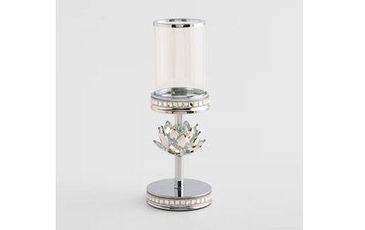 Свічник CRISTAL SHINE GLAM SILVER (11074010803) срібло 11074010803 фото