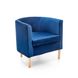 Кресло CLUBBY 2 темно-синий/натуральный 72534*003 фото 1
