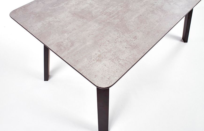 Стол обеденный HALIFAX бетон/черный 50341*001 фото