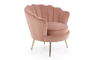 Кресло AMORINITO светло-розовый/золотой 65740*001 фото