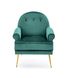 Кресло SANTI темно-зеленый/золотой 72535*001 фото 2