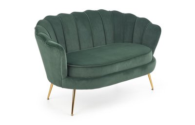 Кресло AMORINITO XL темно-зеленый/золотой 65741*001 фото