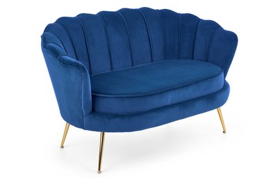 Кресло AMORINITO XL темно-синий/золотой 65741*007 фото