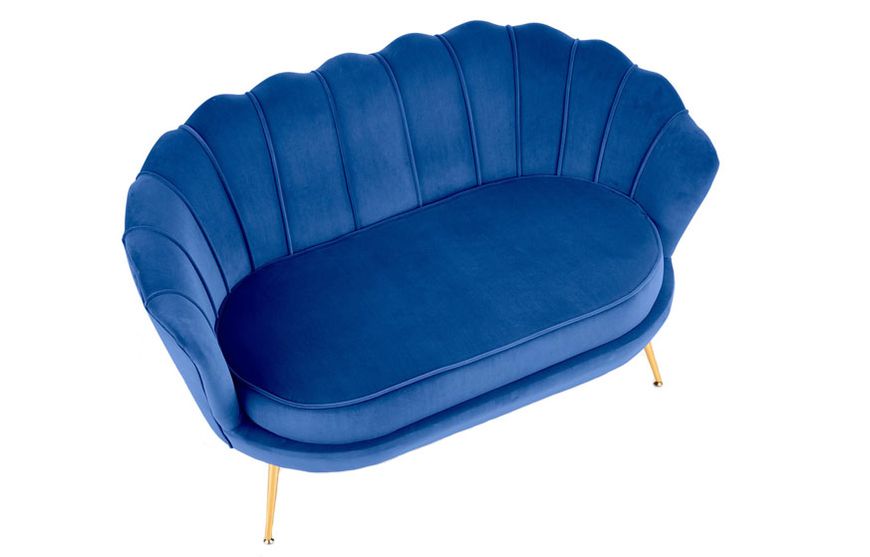 Кресло AMORINITO XL темно-синий/золотой 65741*007 фото