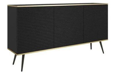 Комод ORO MDF K160 чорний-чорний 81861*012 фото