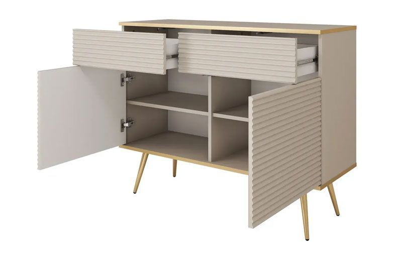 Комод ORO MDF KSZ107 бежевый-золото 81862*005 фото