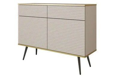 Комод ORO MDF KSZ107 бежевий-чорний 81862*007 фото