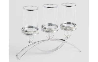 Свічник PERLA TRIO SILVER (11074410800) срібло 11074410800 фото