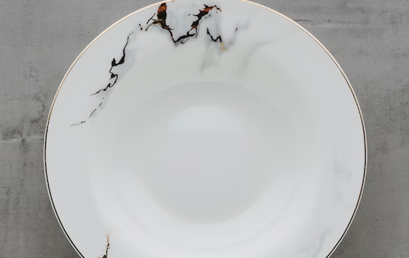 Глубокая тарелка MARBER белый 56545-BIA-TALG фото