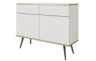 Комод ORO MDF KSZ107 білий-чорний 81862*003 фото
