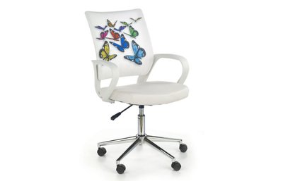 Кресло IBIS белый/бабочки 49293*001 фото