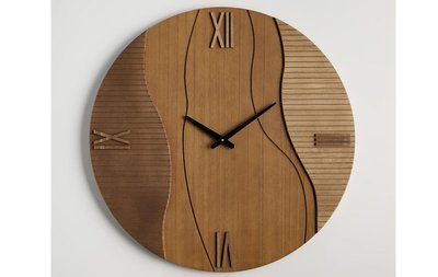 Годинник настінний ONDA BROWN (10528060101) коричневий 10528060101 фото