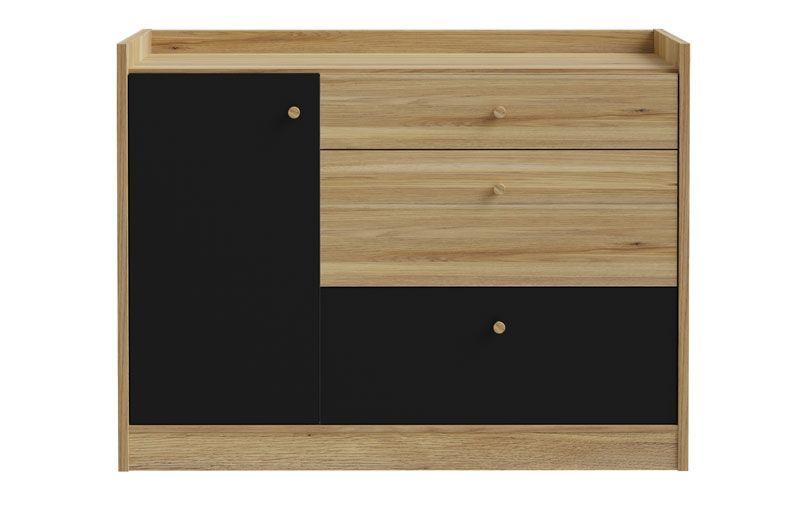 Комод COXIM CXMK221L дуб маувелла-чорний 81474*001 фото