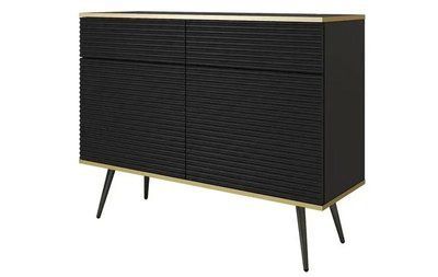 Комод ORO MDF KSZ107 чорний-чорний 81862*011 фото