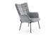 Кресло CASTEL светло-серый/черный 61914*001 фото 1