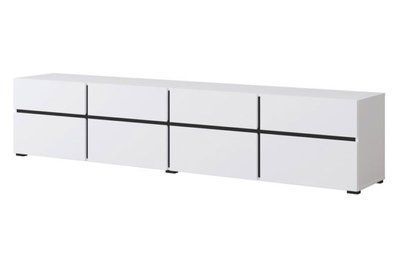 Тумба ТВ CROSS 249WMY40 білий-чорний 80928*001 фото