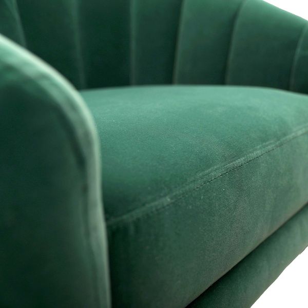 Кресло BRITNEY темно-зеленый/черный/золотой 72529*001 фото
