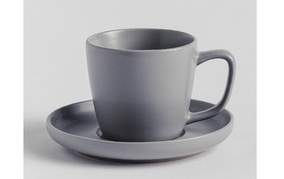 Чашка с блюдцем KENDRICK серый 68573-SZA1-FIL фото