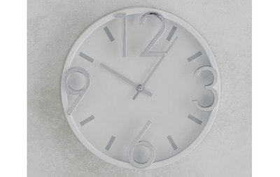 Часы настенные TORRE белый 68791-BIA-ZEGAR фото