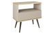 Тумба прикроватная ORO MDF S54 бежевый-черный 81864*007 фото 1