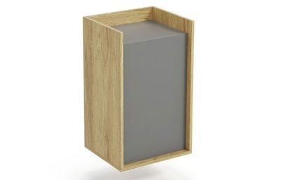 Шкафчик MOBIUS 1D гикори натуральный/серый пыльный 72632*009 фото