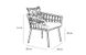 Кресло GARDENA 1S натуральный/серый/черный 65784*001 фото 4