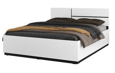 Кровать 160 CROSS S 249WMY51 белый-белый-черный 80578*001 фото