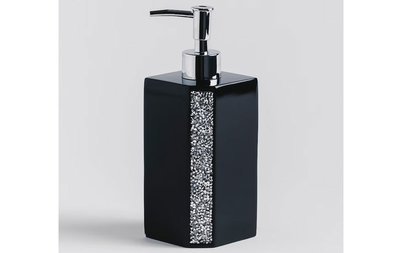 Дозатор для ванної UNEVEN чорний-срібло 72203-CZA-DOZ фото
