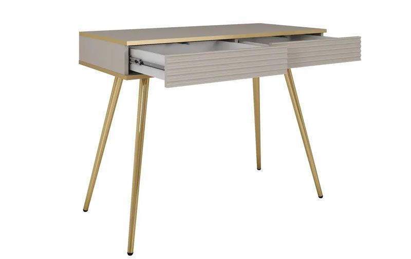 Стол туалетный ORO MDF T102 бежевый-золото 81863*005 фото