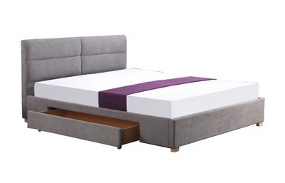Кровать MERIDA 160 светло-серый/натуральный 60761*003 фото
