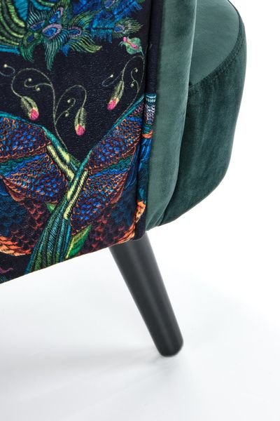 Кресло PAGONI темно-зеленый/черный 72530*001 фото