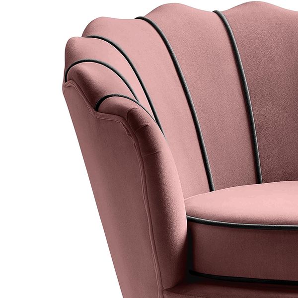 Кресло ANGELO розовый/черный 72521*005 фото