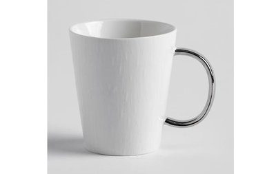 Чашка GISELA білий-срібло 71244-SRE-KUBEK фото