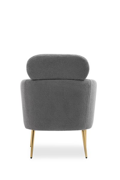 Кресло MELISA серый/золотой 72527*003 фото