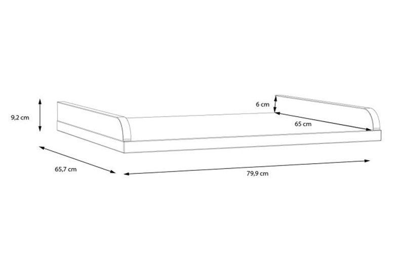 Пеленальный столик WINNIE WNZ431 дуб сонома 80045*001 фото