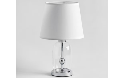 Лампа настільна GLASSO SMALL срібло 59909-SRE-LAMPA фото