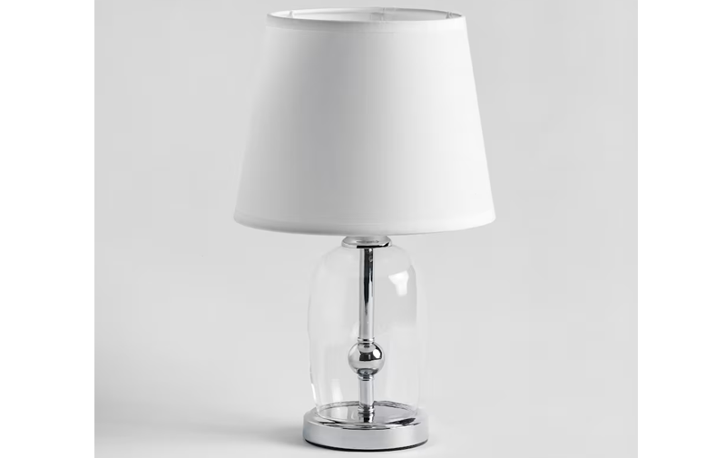 Лампа настольная GLASSO SMALL серебро 59909-SRE-LAMPA фото