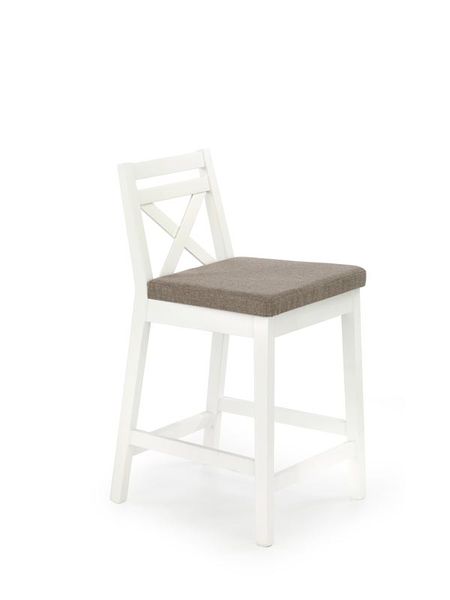 Кресло BORYS LOW серый/белый 50464*001 фото