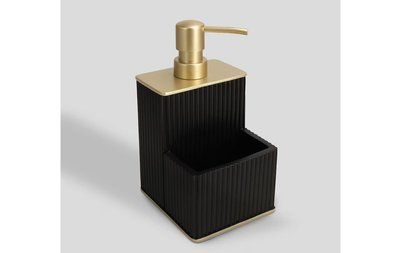 Дозатор з місцем для губки EMANI BLACK (10575510101) чорний 10575510101 фото